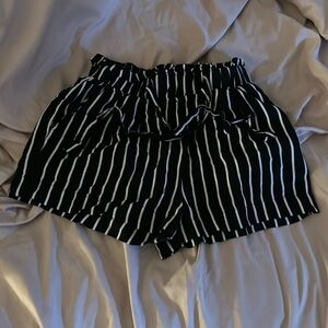 striped shorts size small